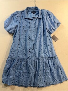 Donna Morgan | Dresses | Donna Morgan White Eyelet Sundress | Poshmark